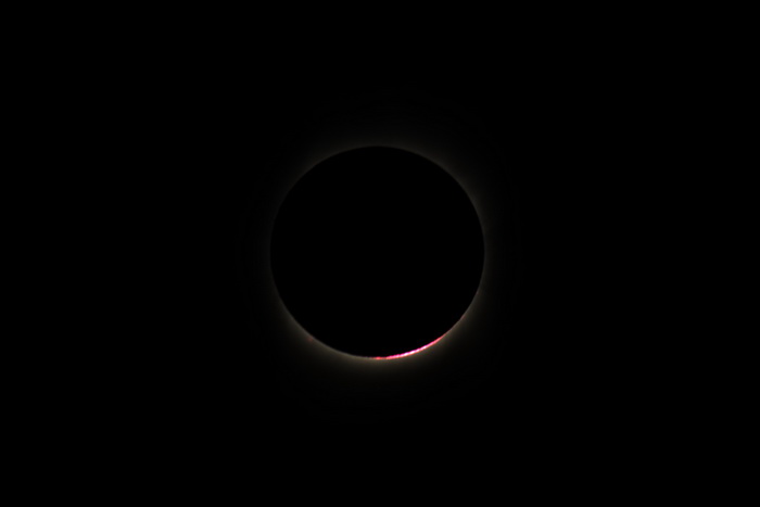 Totality: Observed for 3 minutes, 24 seconds